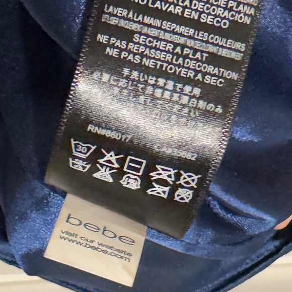 bebe Strapless Beaded Embellished Mini Dress - Picture 6 of 6